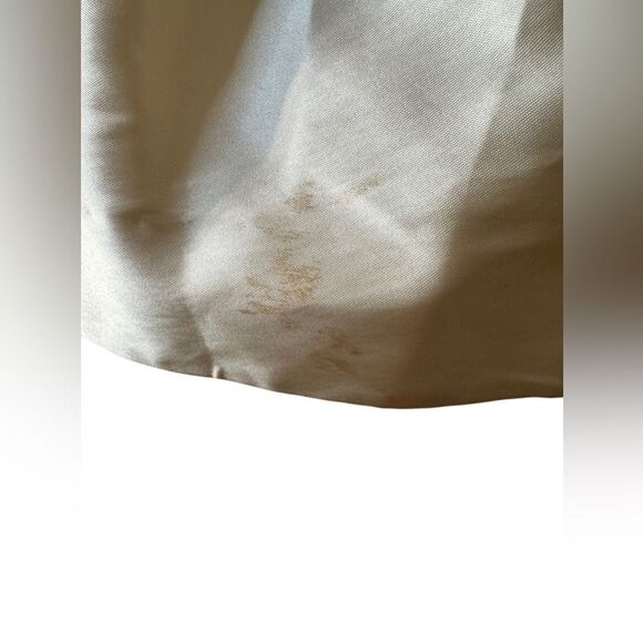 NWT Theia Couture Cream Rhinestone Belt Mini Dress - Picture 7 of 15